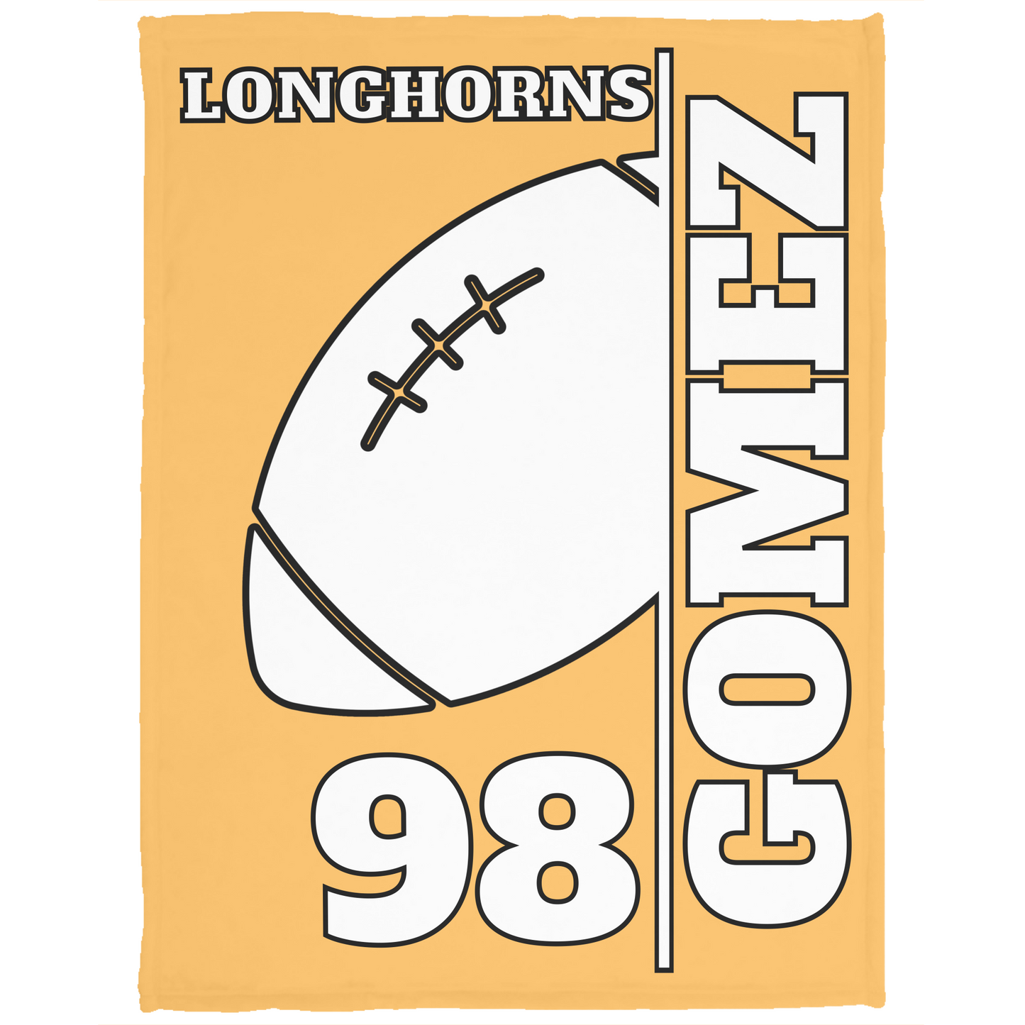 Personalized Custom Sports Fleece Blanket