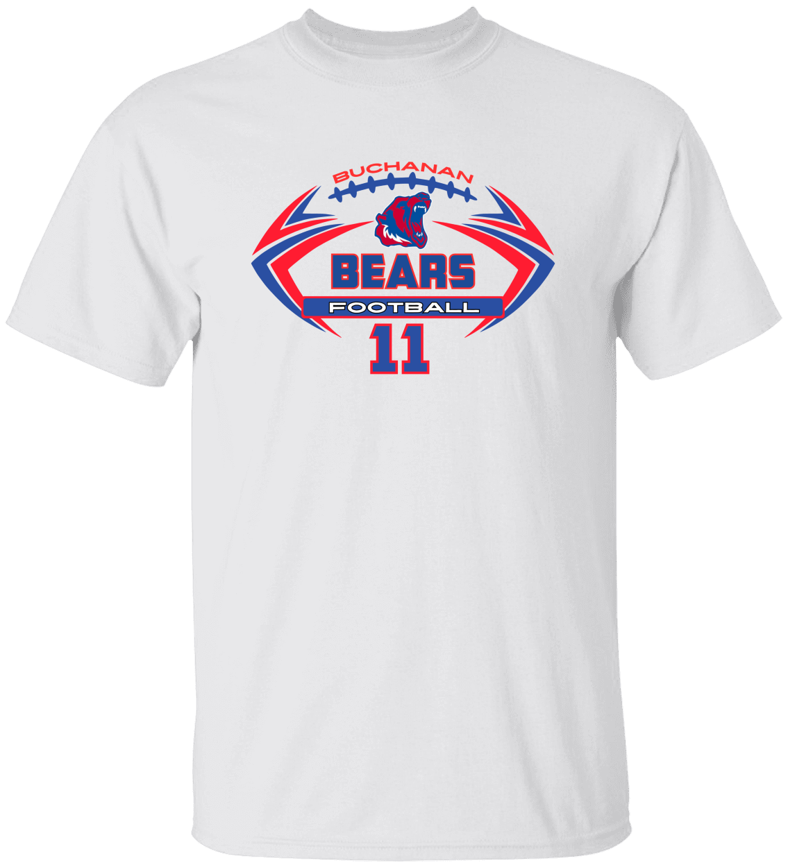 Buchanan Football TShirt | Custom Design | Personalization Options