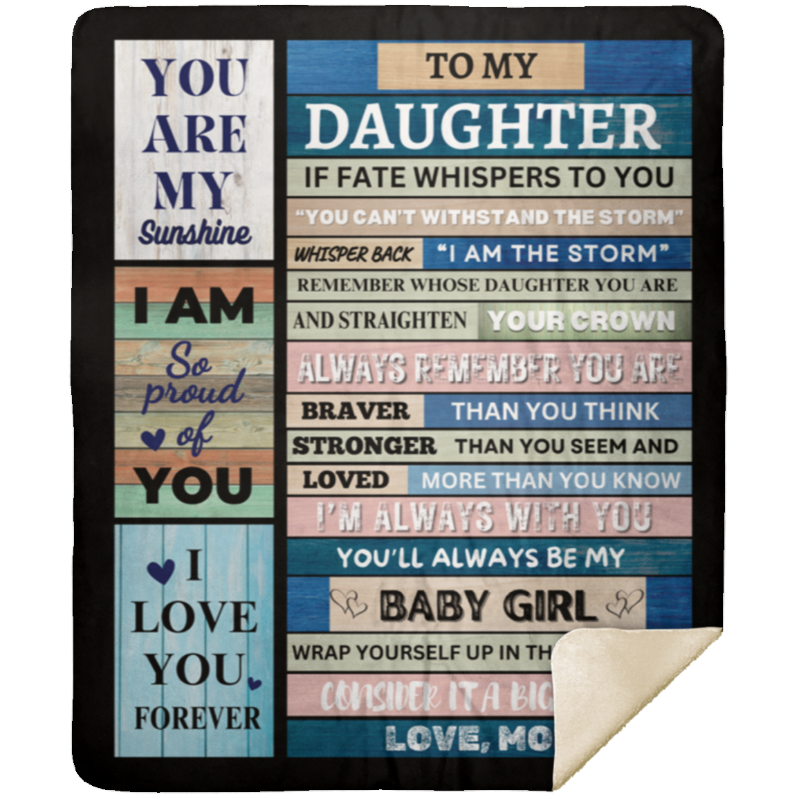 Daughter Blanket | Love, Mom π