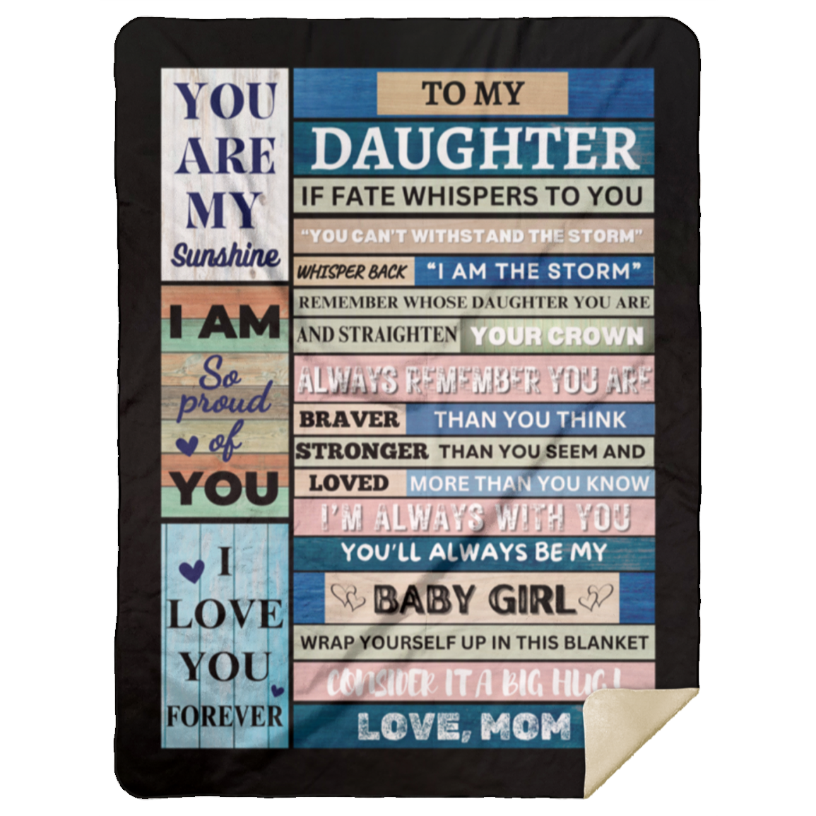 Daughter Blanket | Love, Mom π