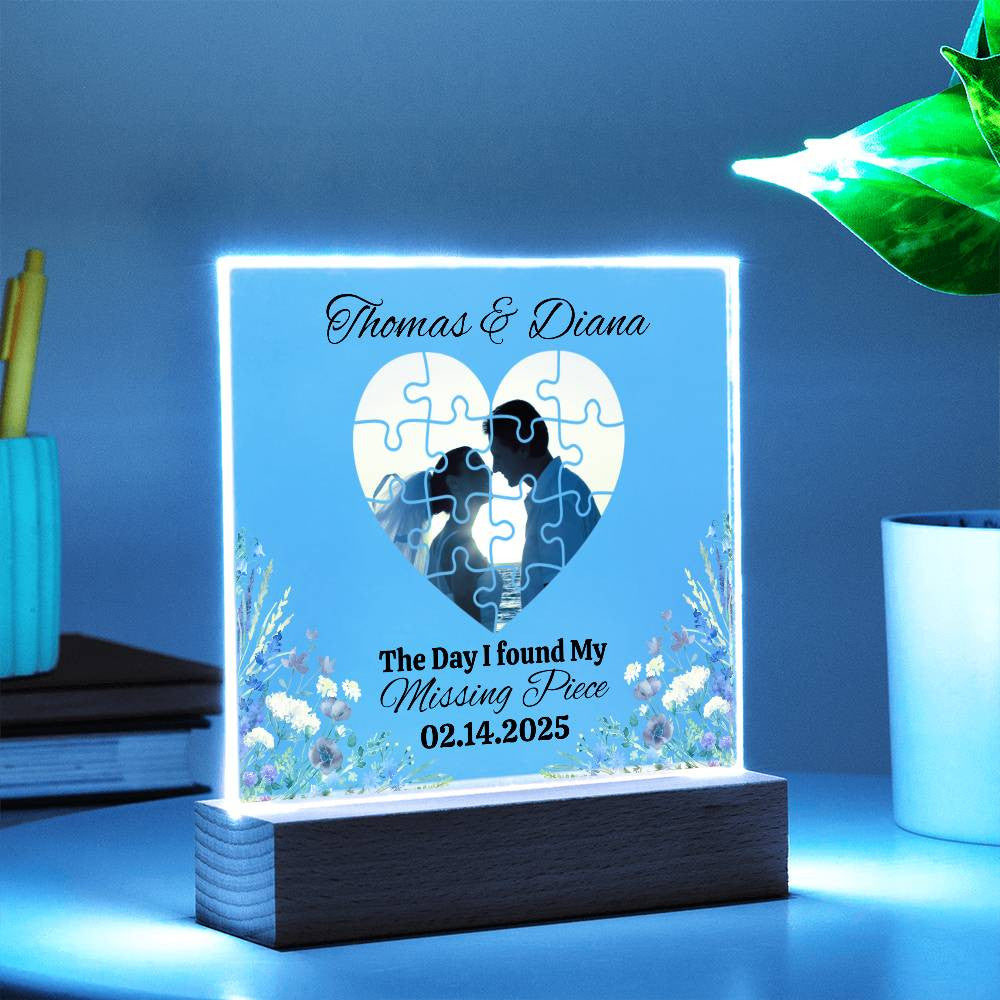 Personalized Missing Piece Square Acrylic