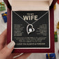 Wife Heart Necklace | Meeting you was fate
