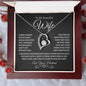 To My Beautiful Wife | Forever Love Necklace - BW1