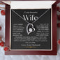 To My Beautiful Wife | Forever Love Necklace - BW2