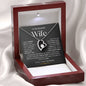 To My Beautiful Wife | Forever Love Necklace - BW2