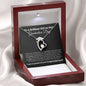 To a Brilliant Girl | Graduation Gift | Forever Love Necklace (BW)