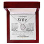 To My Beautiful Wife | Forever Love Necklace - WB2