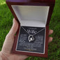 To My Beautiful Wife | Forever Love Necklace - BW2
