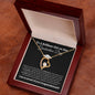 To a Brilliant Girl | Graduation Gift | Forever Love Necklace (BW)