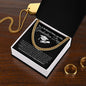 To a Brilliant Man | Cuban Link Necklace | Graduation (BW)