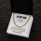 To My Son | Mother & Son Forever Linked Together Necklace | Christmas Gift