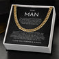Gift for Husband, Boyfriend | To My Man | Cuban Link Chain