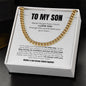 To My Son | Mother & Son Forever Linked Together Necklace | Christmas Gift