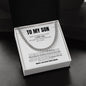 To My Son | Mother & Son Forever Linked Together Necklace | Christmas Gift