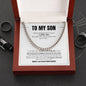 To My Son | Mother & Son Forever Linked Together Necklace | Christmas Gift