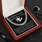 To a Brilliant Man | Cuban Link Necklace | Graduation (BW)