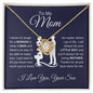 To My Mom | From Son | Love Knot Necklace | Mother's Day