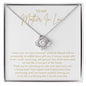 Gift for Mother-in-law | Love Knot Necklace