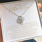 Gift for Mother-in-law | Love Knot Necklace