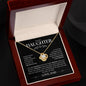 To My Daughter, Love Dad | Love Knot Necklace