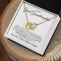 Gifts for Great Granddaughter | Interlocking Hearts Necklace