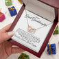 Gifts for Great Granddaughter | Interlocking Hearts Necklace
