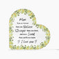 Gifts for Mom | Mom Heart Acrylic | Mother's Day