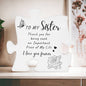 Gifts for Sister | Sister Acrylic Puzzle