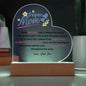 Super Mom | Heart Acrylic with Base | Mother's Day
