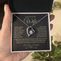 To My Beautiful Wife | Forever Love Necklace - BG