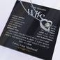 To My Beautiful Wife | Forever Love Necklace - BW2
