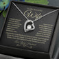 To My Beautiful Wife | Forever Love Necklace - BG