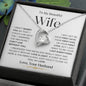 To My Beautiful Wife | Forever Love Necklace - WB2