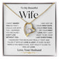 To My Beautiful Wife | Forever Love Necklace - WB2