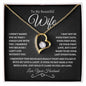 To My Beautiful Wife | Forever Love Necklace - BW1