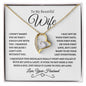 To My Beautiful Wife | Forever Love Necklace - WB1
