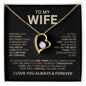 Wife Heart Necklace | Meeting you was fate