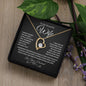 To My Beautiful Wife | Forever Love Necklace - BW1