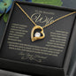 To My Beautiful Wife | Forever Love Necklace - BG