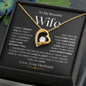 To My Beautiful Wife | Forever Love Necklace - BW2