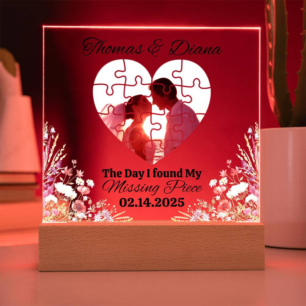 Personalized Missing Piece Square Acrylic