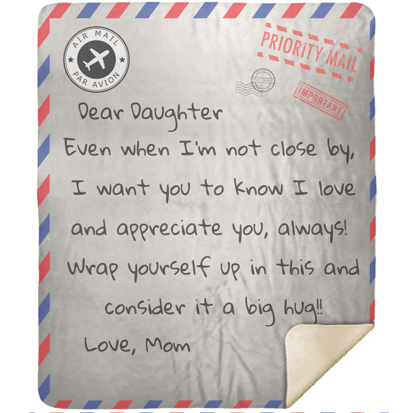 Dear Love One Blanket | Personalized To & From Names