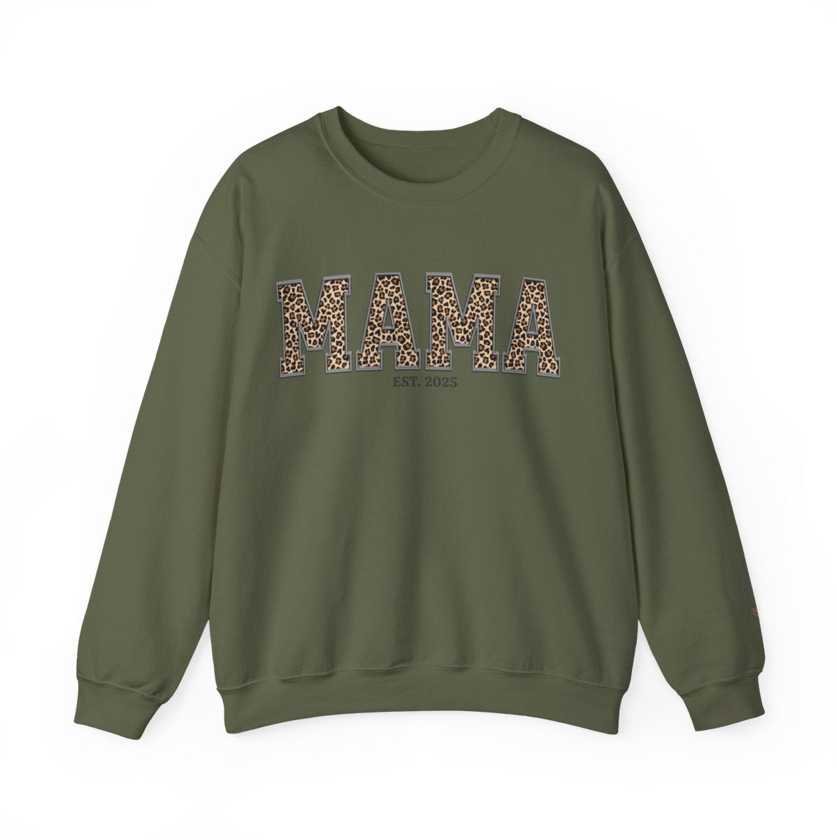 Personalized Mama Sweatshirt with Kid Names on Sleeve (up to 6)