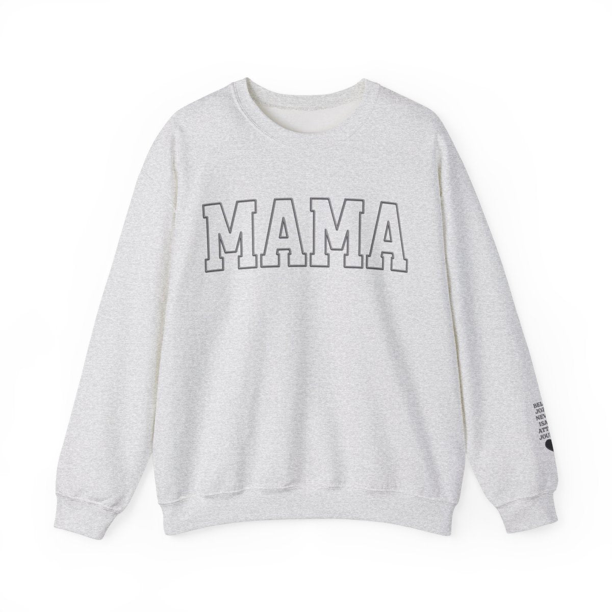 Personalized Mama Sweatshirt with Kid Names on Sleeve (up to 6)