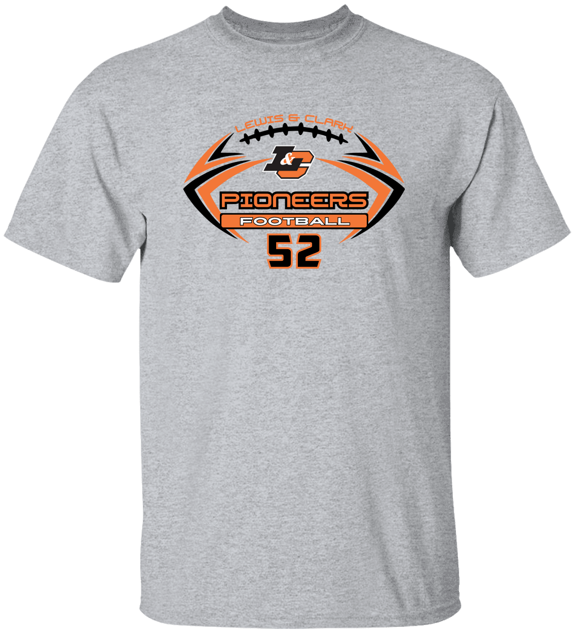 L&C Football TShirt | Custom Design | Personalization Options