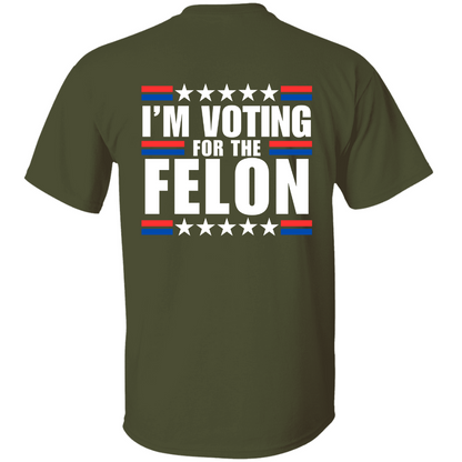 I'm Voting for the Felon TShirt