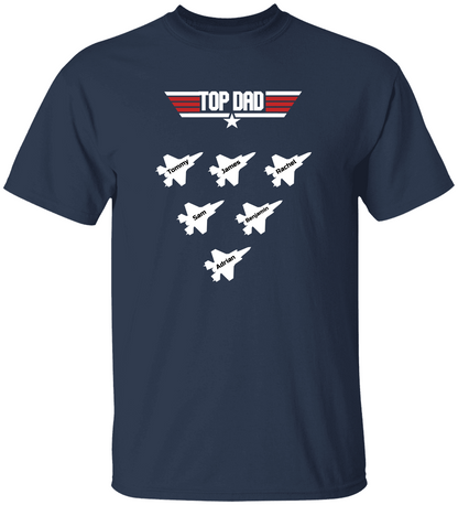 Top Dad | Personalized T Shirt