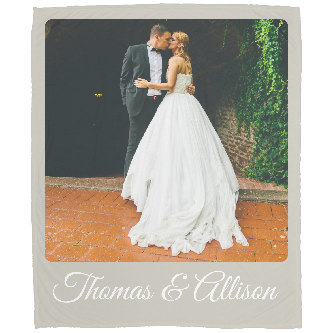 Personalized Wedding Blanket