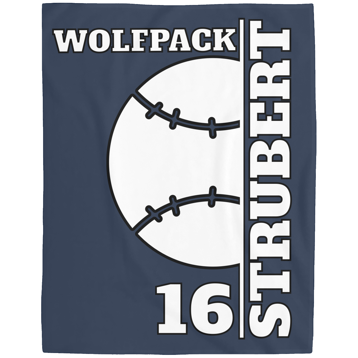 Personalized Custom Sports Fleece Blanket