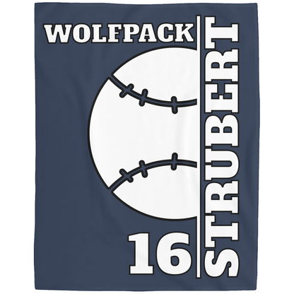 Personalized Custom Sports Fleece Blanket